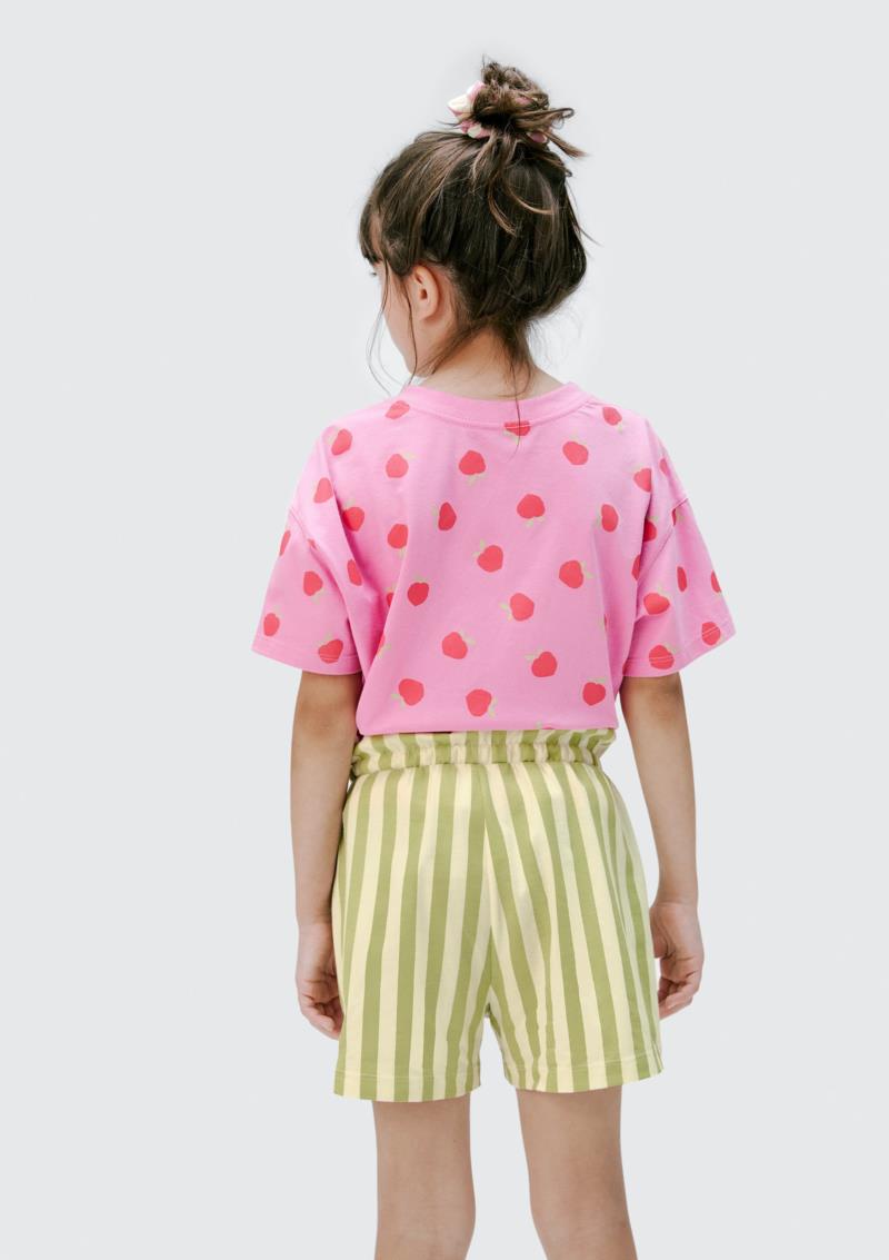 Shorts clochard estampado.