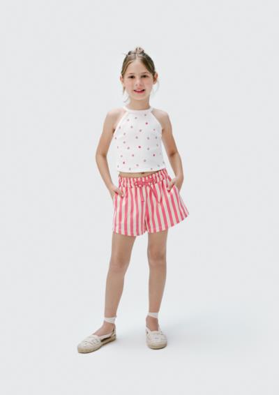 Regata estampada em ribana