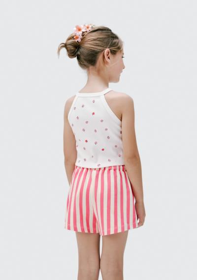 Regata estampada em ribana