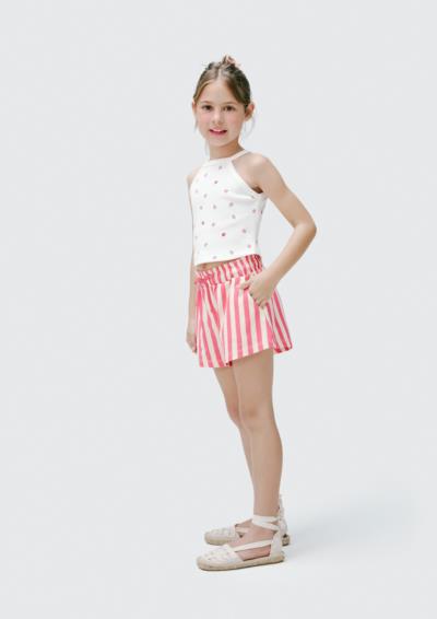 Regata estampada em ribana