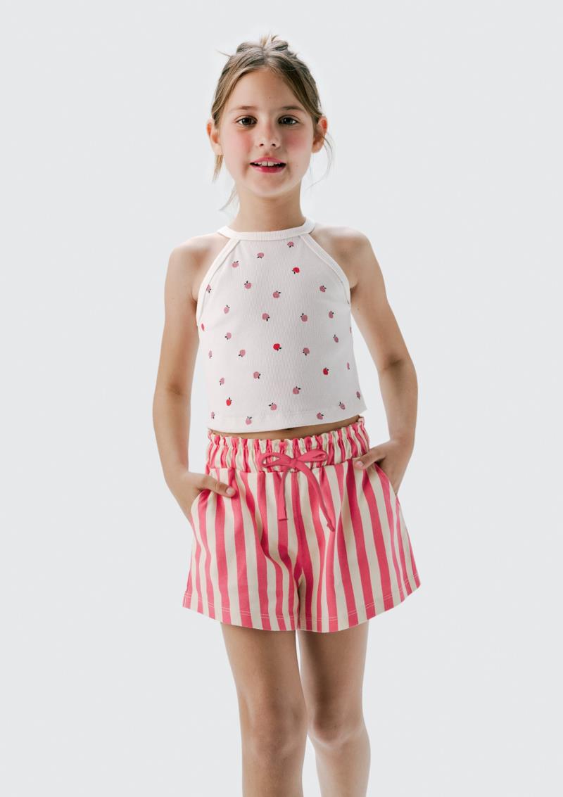 Regata estampada em ribana