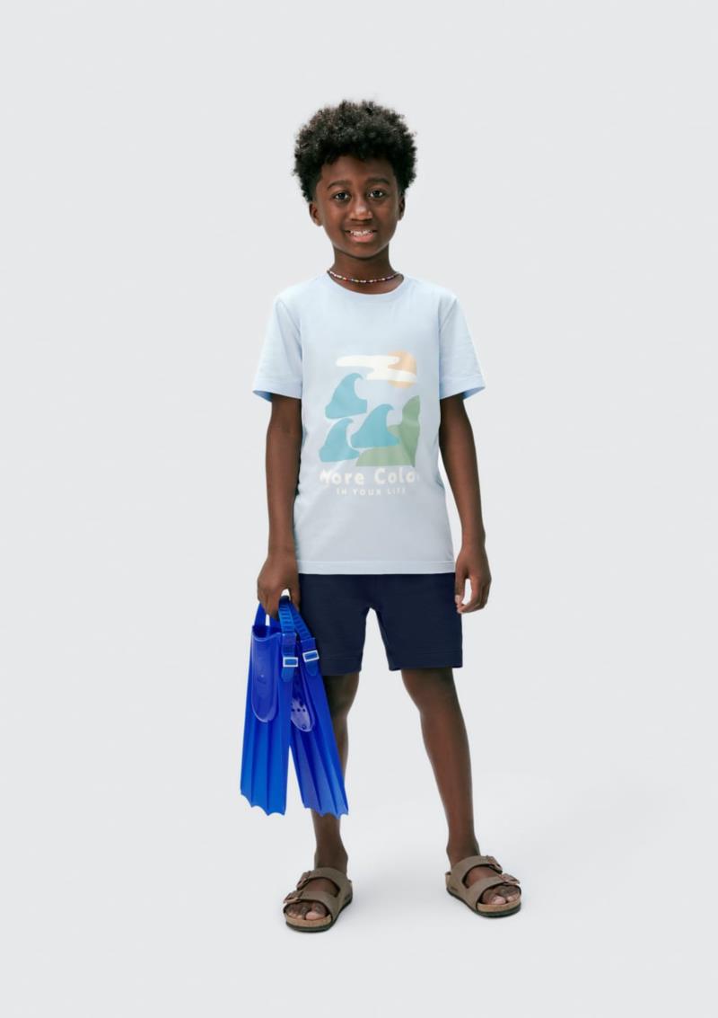 Camiseta manga curta. 