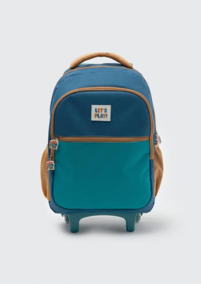 Mochila com rodinhas. 