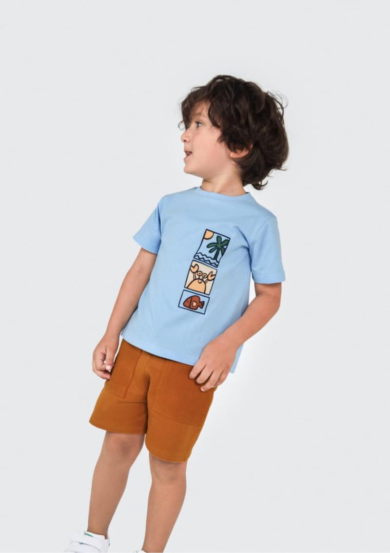 Conjunto MM. Malha. Algodão. 001 - 004.