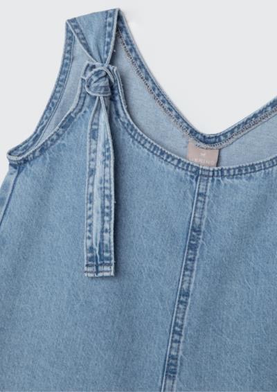 Macacão. Jeans. Algodão.